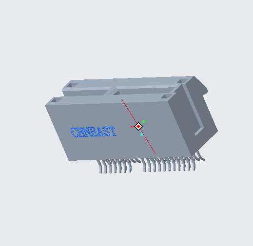 EAST-03601X61XXXX PCIE 36P（X1）無肋小夾板式開口式